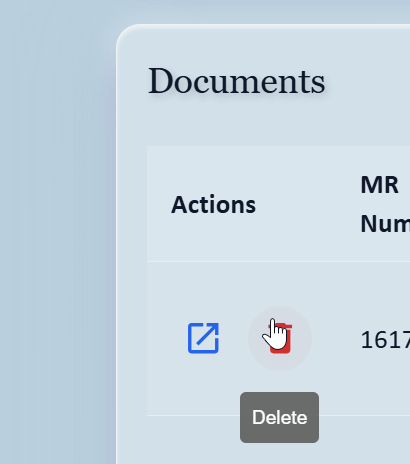 Delete Document Action