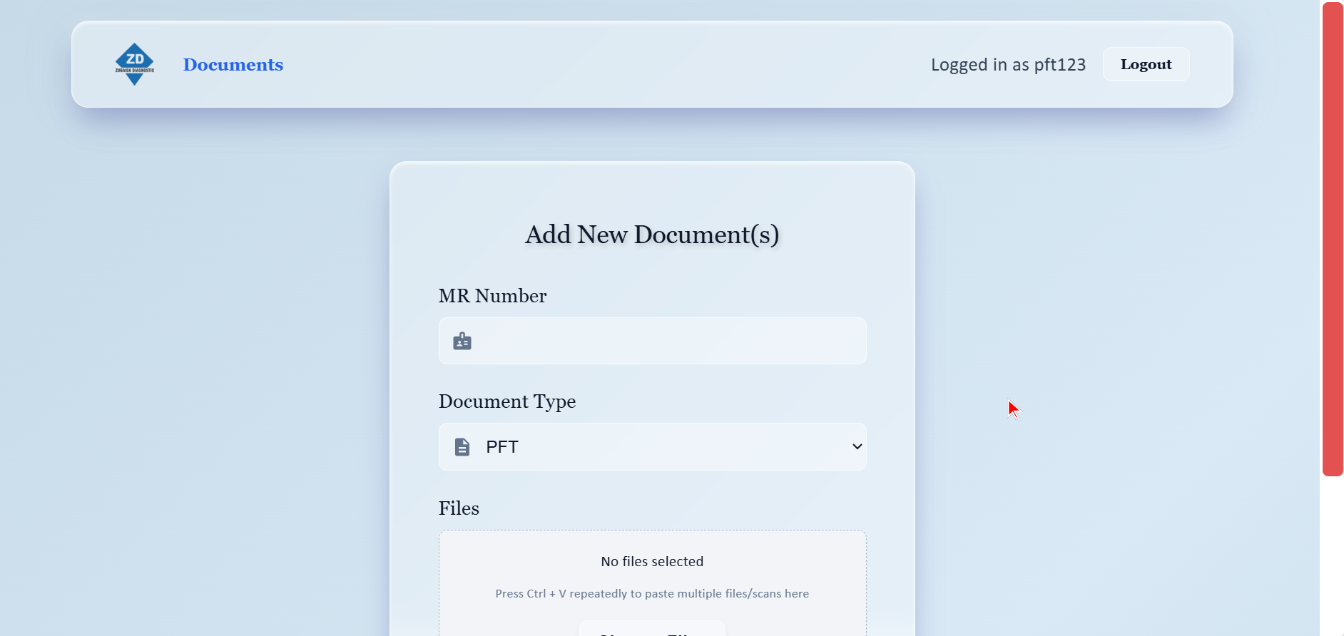 Staff Login Auto Filling Dropdown
