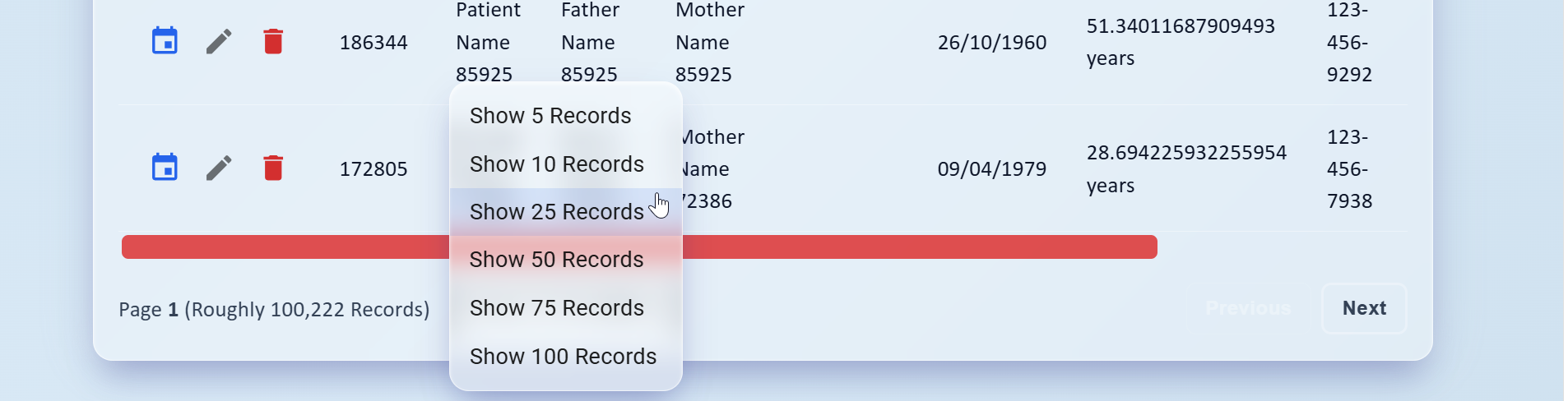 Pagination Selector 2